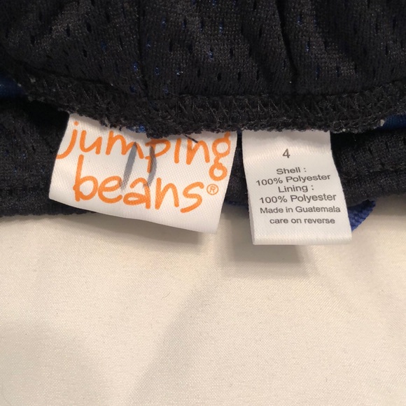 Boy size 4 Black & Dark blue Active wear mesh shorts - Picture 4 of 4